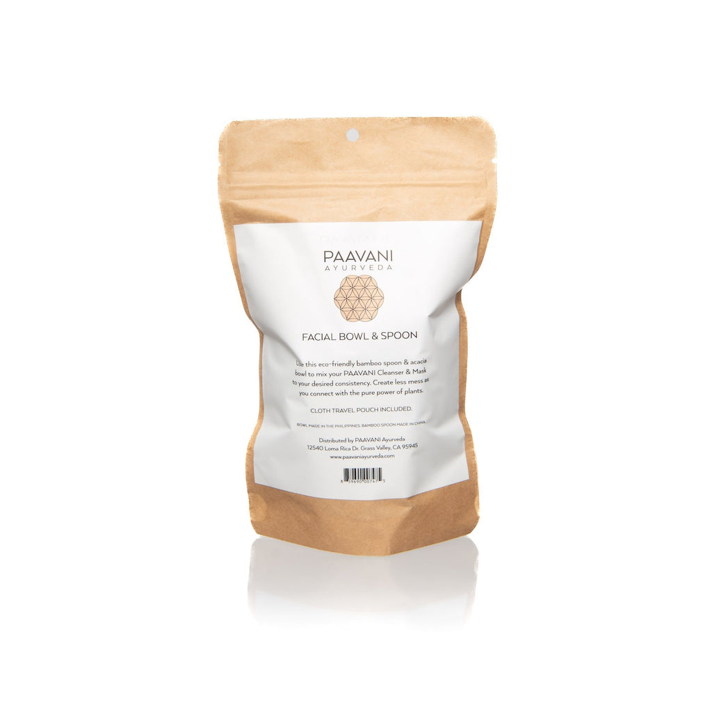 Facial Bowl & Spoon | Eco-Friendly Ayurvedic Skincare Tool