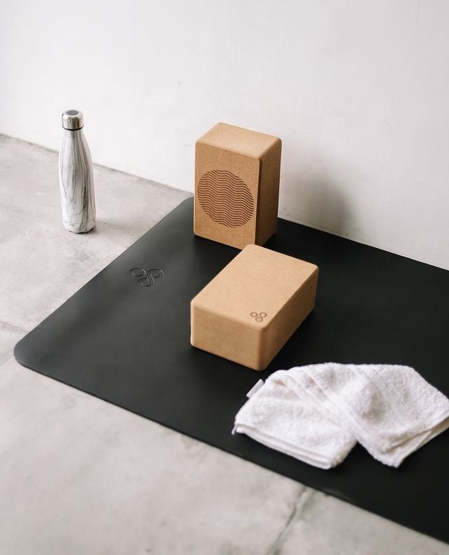 Eco Friendly Personalised Fitness Exercise Cheap Cork Yoga Block Set